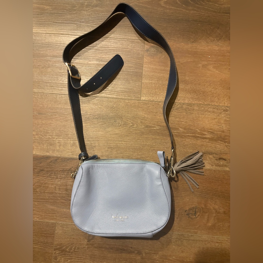 Kate Spade Blue Gray Crossbody Bag